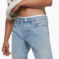 Calça Jeans Masculina Calvin Klein Slim Straight Fit Stretch Azul Tamanho 34X32