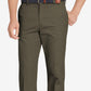 Calça Chino Americana Straight-Fit Frente Lisa Masculina Izod Verde Tamanho 34X32