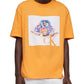 Camiseta Calvin Klein Masculina Relaxed Fit Pride Graphic Crewneck Laranja Tamanho G
