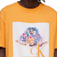 Camiseta Calvin Klein Masculina Relaxed Fit Pride Graphic Crewneck Laranja