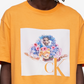 Camiseta Calvin Klein Masculina Relaxed Fit Pride Graphic Crewneck Laranja Tamanho M