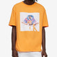 Camiseta Calvin Klein Masculina Relaxed Fit Pride Graphic Crewneck Laranja Tamanho M