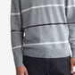 Suéter Calvin Klein Masculino Supima Algodão Gola Redonda Cinza Tamanho X-G