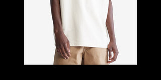 Camiseta Calvin Klein Masculina Relaxed Fit Stencil Logo Vermelha Tamanho XX-G