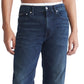 Calça Jeans Stretch Calvin Klein Masculina Standard Straight Fit Azul Tamanho 36X30