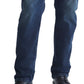 Calça Jeans Stretch Calvin Klein Masculina Standard Straight Fit Azul Tamanho 36X30