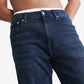 Calça Jeans Stretch Calvin Klein Masculina Standard Straight Fit Azul Tamanho 38X30