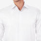 Camisa social masculina Michael Kors Regular Fit Airsoft sem passar a ferro, tamanho 18x34x35, branca