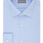 Camisa social masculina Michael Kors Regular Fit Airsoft sem passar a ferro, tamanho azul, 18,5 x 34 x 35