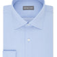 Camisa social masculina Michael Kors Regular Fit Airsoft sem passar a ferro, tamanho azul, 18,5 x 34 x 35