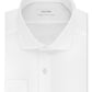 Camisa social masculina Calvin Klein Slim Fit Stretch, sem passar a ferro, branca, tamanho 15x32x33