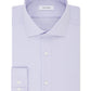 Camisa social Calvin Klein masculina slim fit, elástica, sem passar a ferro, roxa, tamanho 36x37