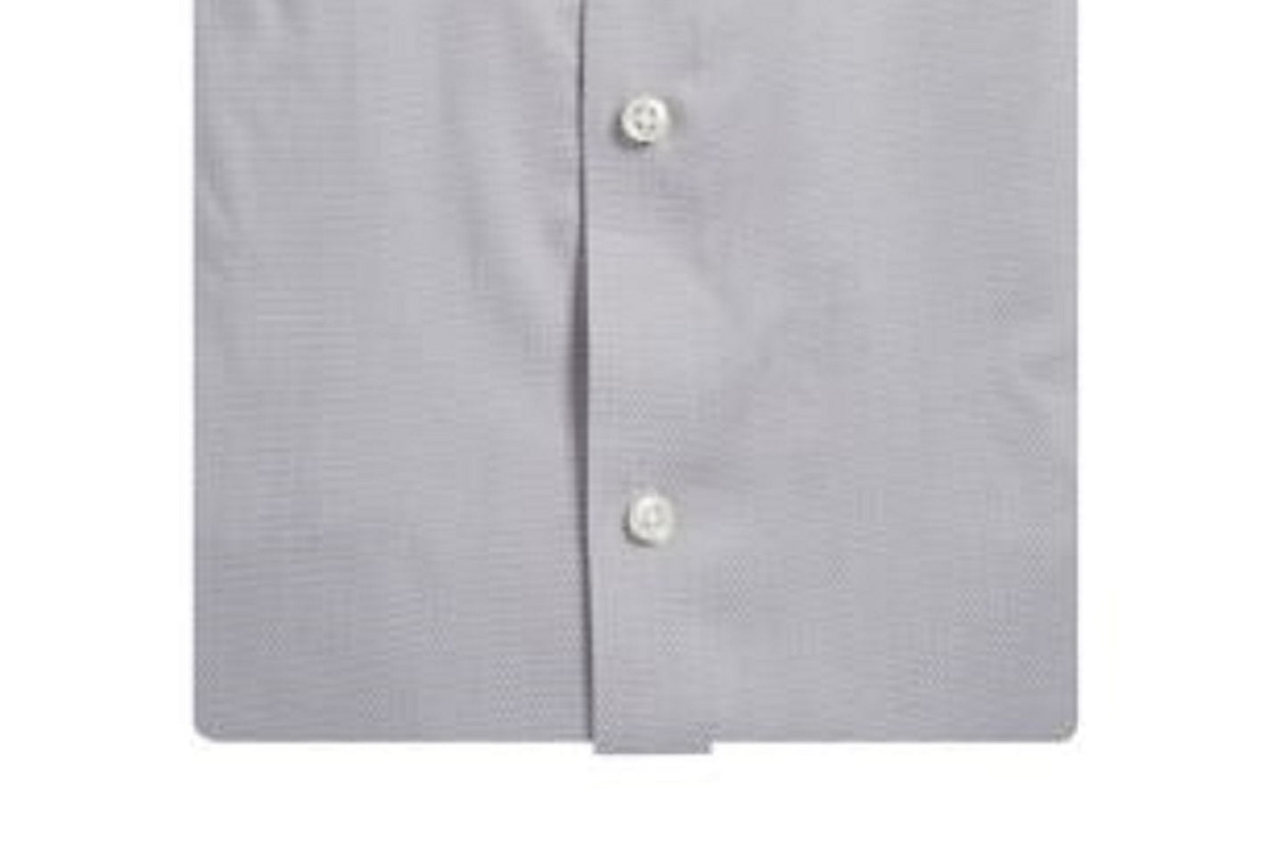 Camisa social masculina Michael Kors Regular Fit Airsoft sem passar a ferro, cinza, tamanho 15x32-33