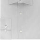 Camisa social masculina Michael Kors Regular Fit Airsoft sem passar a ferro, cinza, tamanho 17,5 x 34 x 35