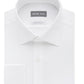 Camisa social masculina Michael Kors Regular Fit Airsoft sem passar a ferro com punho francês, tamanho branco, 16x32x33