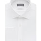 Camisa social masculina Michael Kors Regular Fit Airsoft sem passar a ferro com punho francês, tamanho branco, 16x32x33