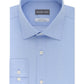 Camisa social masculina Michael Kors Slim Fit Airsoft sem passar a ferro, azul, tamanho 16,5 x 34 x 35