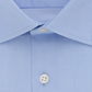 Camisa social masculina Michael Kors Slim Fit Airsoft sem passar a ferro, azul, tamanho 16,5 x 34 x 35