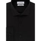 Camisa social masculina Calvin Klein Slim Fit Stretch, preta, tamanho 15,5 x 34 x 35