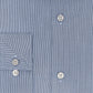 Camisa social masculina Calvin Klein Slim Fit Stretch, sem passar a ferro, azul, tamanho 15,5 x 32 x 33