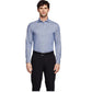 Calvin Klein Masculino STEEL Slim-Fit Não Passar Azul Fumê Tamanho 17x34-35