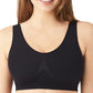 Sutiã Bralette Feminino Wacoal Suave Sem Costura Preto Tamanho 36