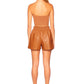 Susana Monaco - Faux Leather Pleated Short