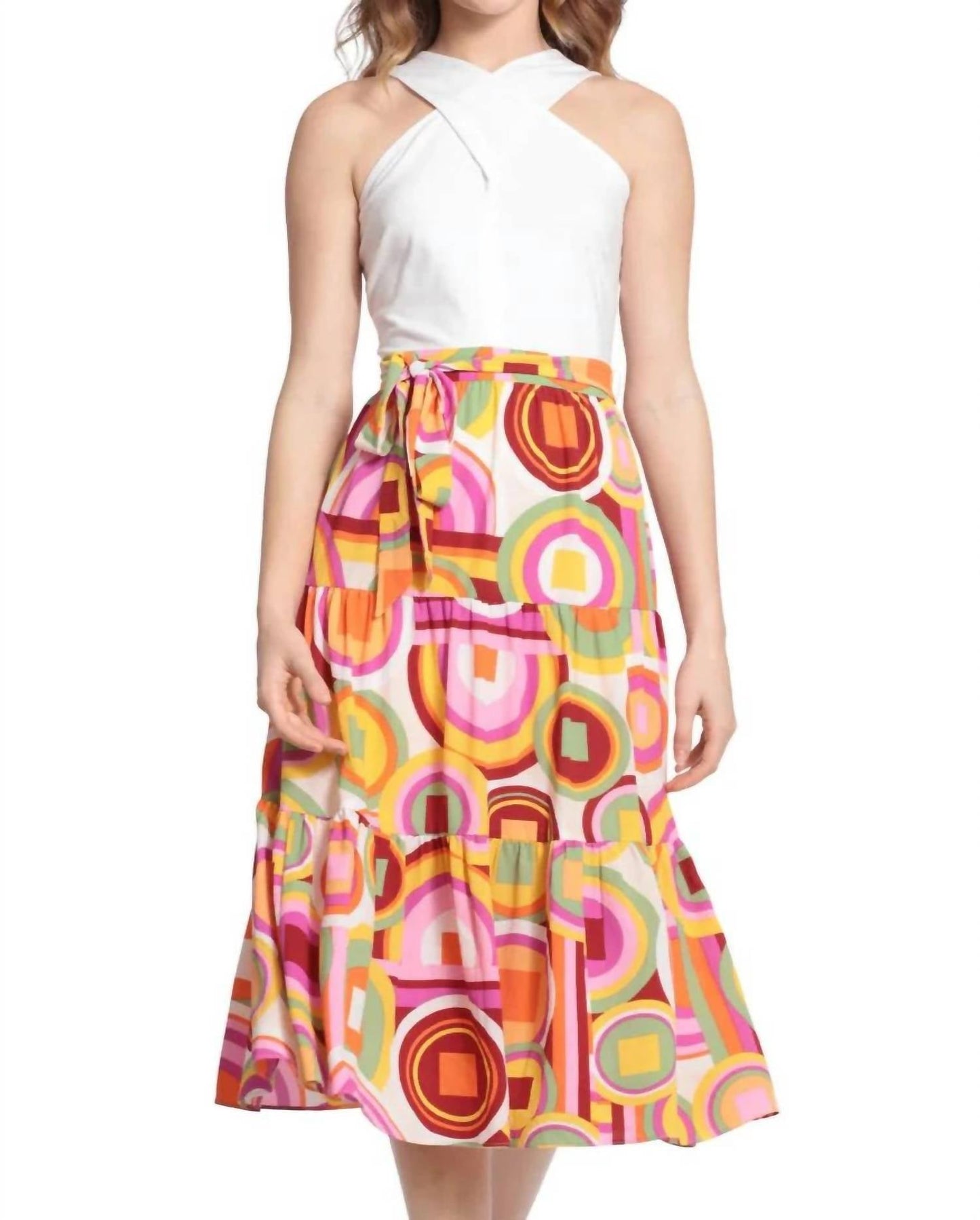 Donna Morgan - Mariana Halter Midi Dress