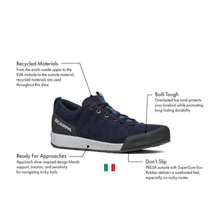 Tênis de caminhada leve masculino Scarpa Spirit Evo - Antracite