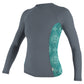 ONeill Women's Side Print Long Sleeve Rash Guard