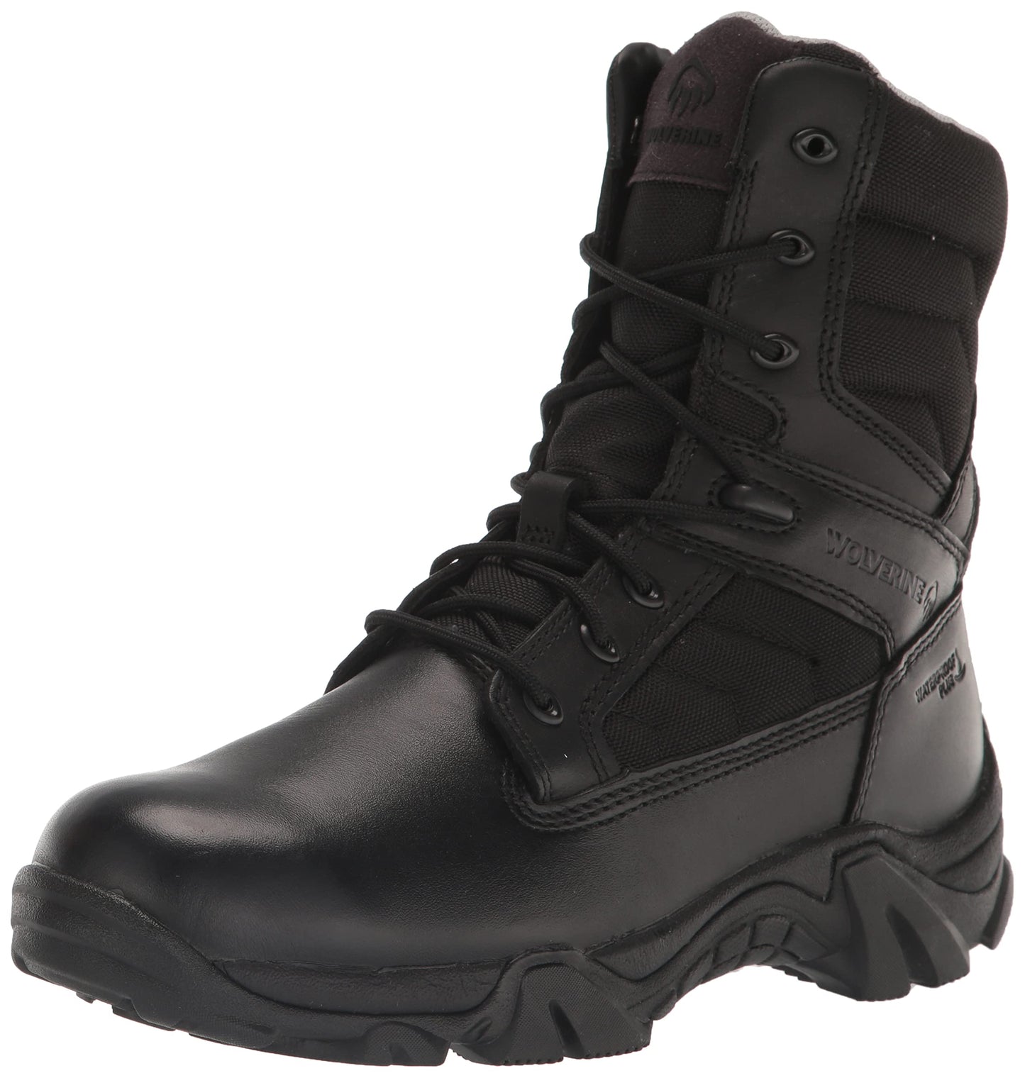 Wolverine Mens Wilderness 8 Tactical Boot Black Size 9