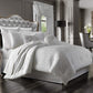 Astoria Damask Queen Comforter Set - White