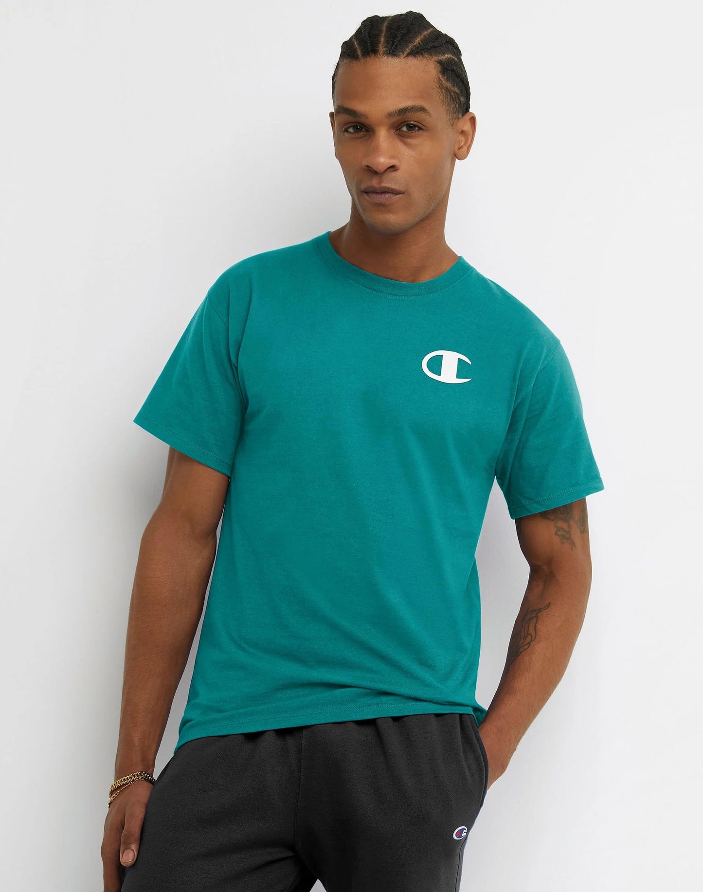 Champion Men's Classic Graphic Tee - Small