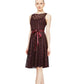 S.L. Fashions Women's Fit and Flare Dress, Fig Sleeveless, 16