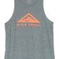 Nike Women's Dri-FIT Trail Running Tank DM7571-066 Dark Grey Heather/Orange Medium