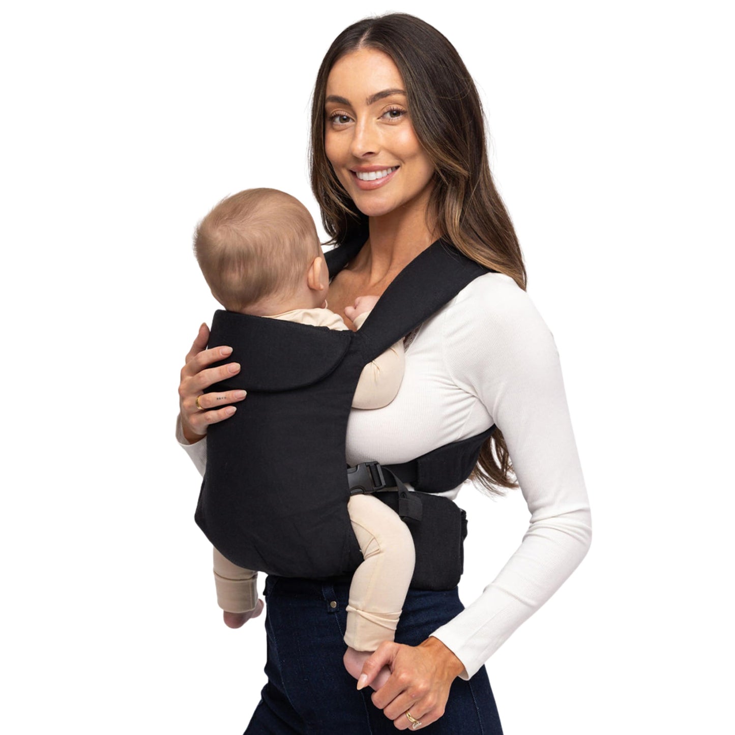 WildBird  Aerial Buckle Carrier  224 Months  Large L4XL Raven  Front or Back Carry  Cross Straps Lumbar Support Headrest  Hip Healthy  Baby Carrier  Baby Essentials  New Mom Gifts