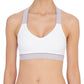 Natori Women Dynamic Racerback Sport Bralette (White/Lead, Small)