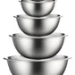 Tigelas de mistura de aço inoxidável 