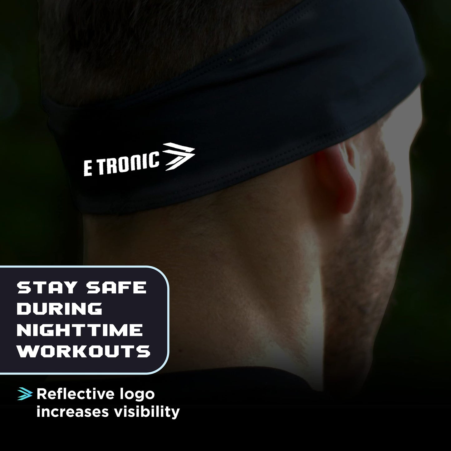 Faixas de cabeça esportivas elásticas