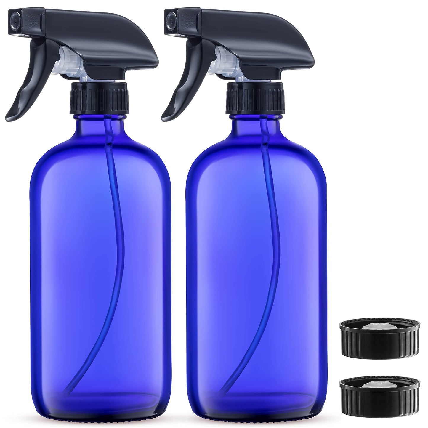 Frascos de spray de vidro - 16 oz, pacote com 2 