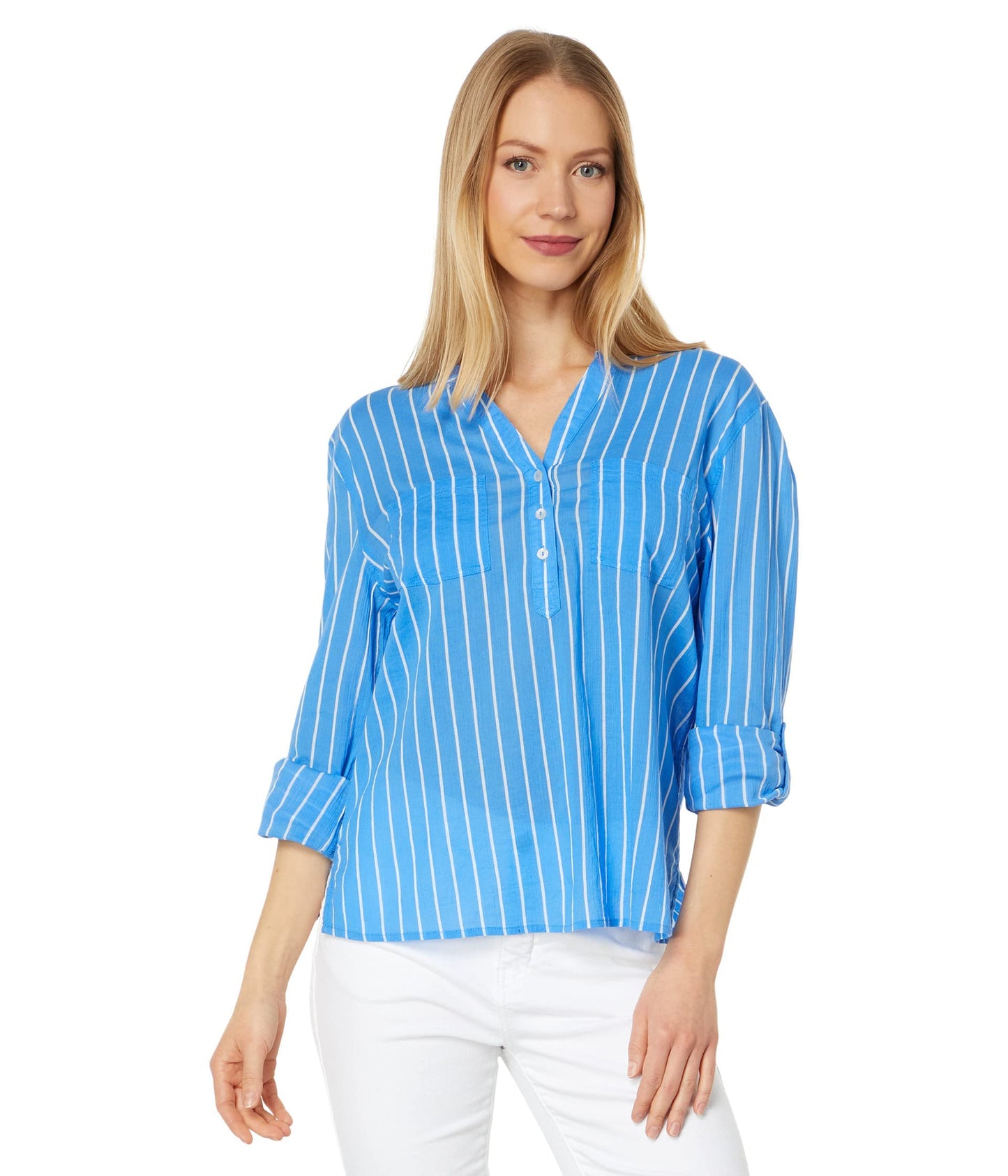 Dylan Women's Long Sleeve Organic Cotton Gauze Shirt