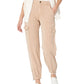 GUESS Women's Bowie Straight Leg Cargo Chino Pant, Light Rum Multi, 31