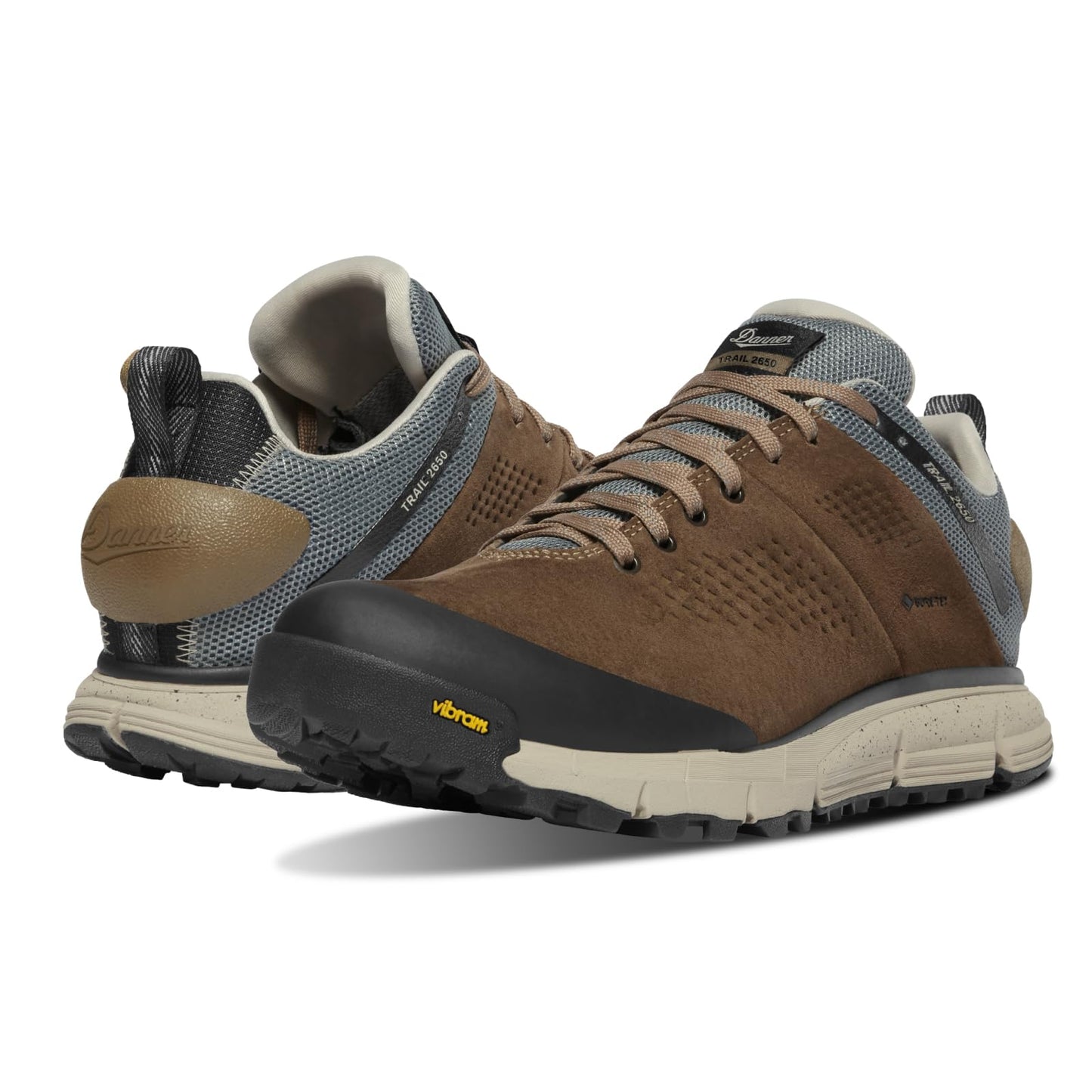 Danner Trail 2650 3 Waterproof Hiking Shoes for Men Kangaroo Brown Stormy Weather 9 Wide