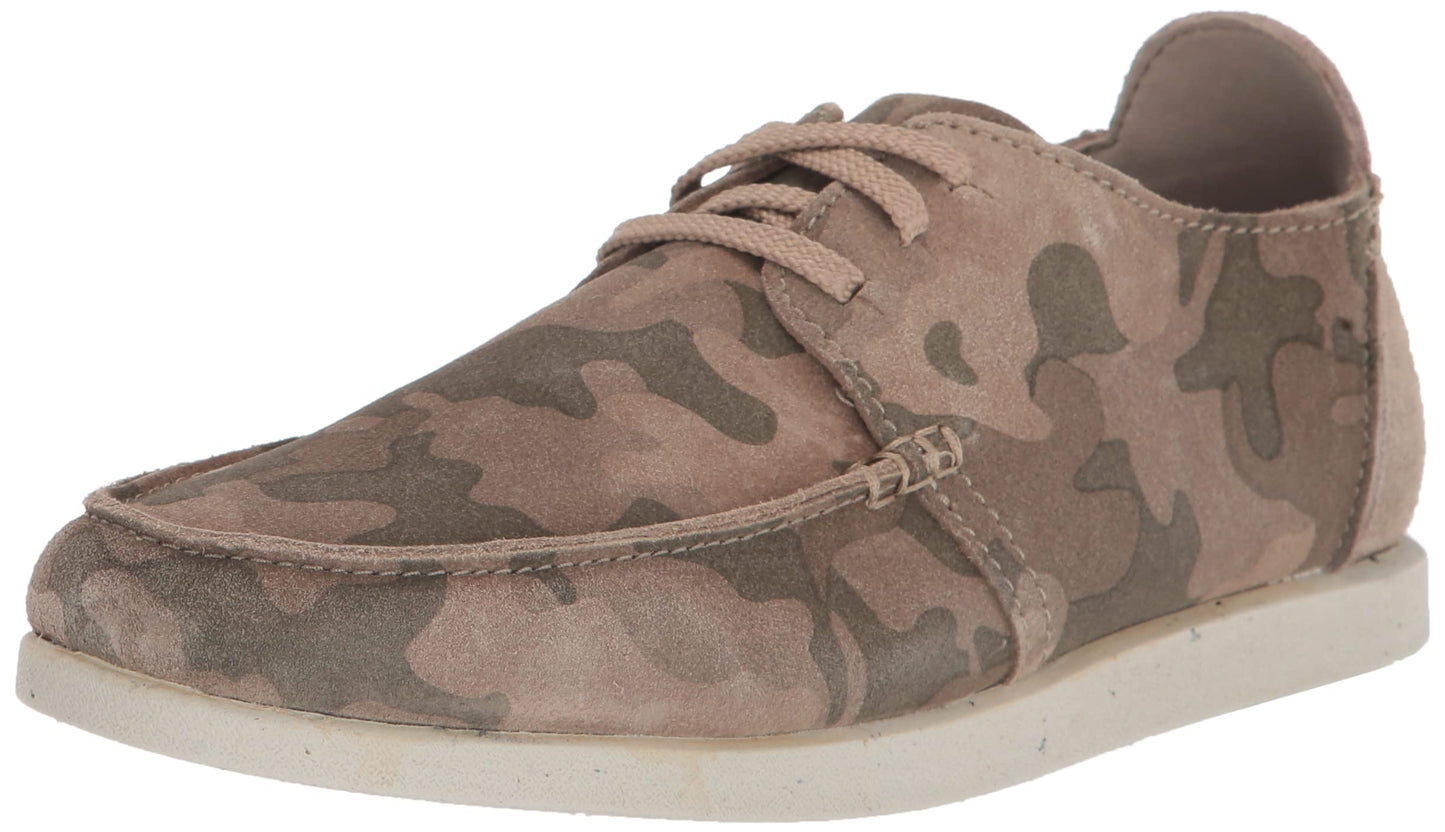 Clarks mens Shacrelite Low Oxford, Sand Camo, 7.5 US