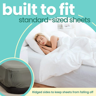 Colchão de ar de luxo duplo EZ INFLATE com bomba embutida 