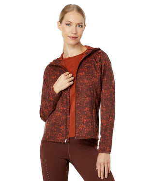 Brooks Canopy Jacket - Raisin Glitch Print