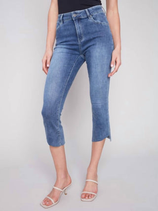 Charlie B - Calça Jeans Bootcut Cropped