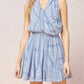 Entro - Mock Wrap Top Short Dress