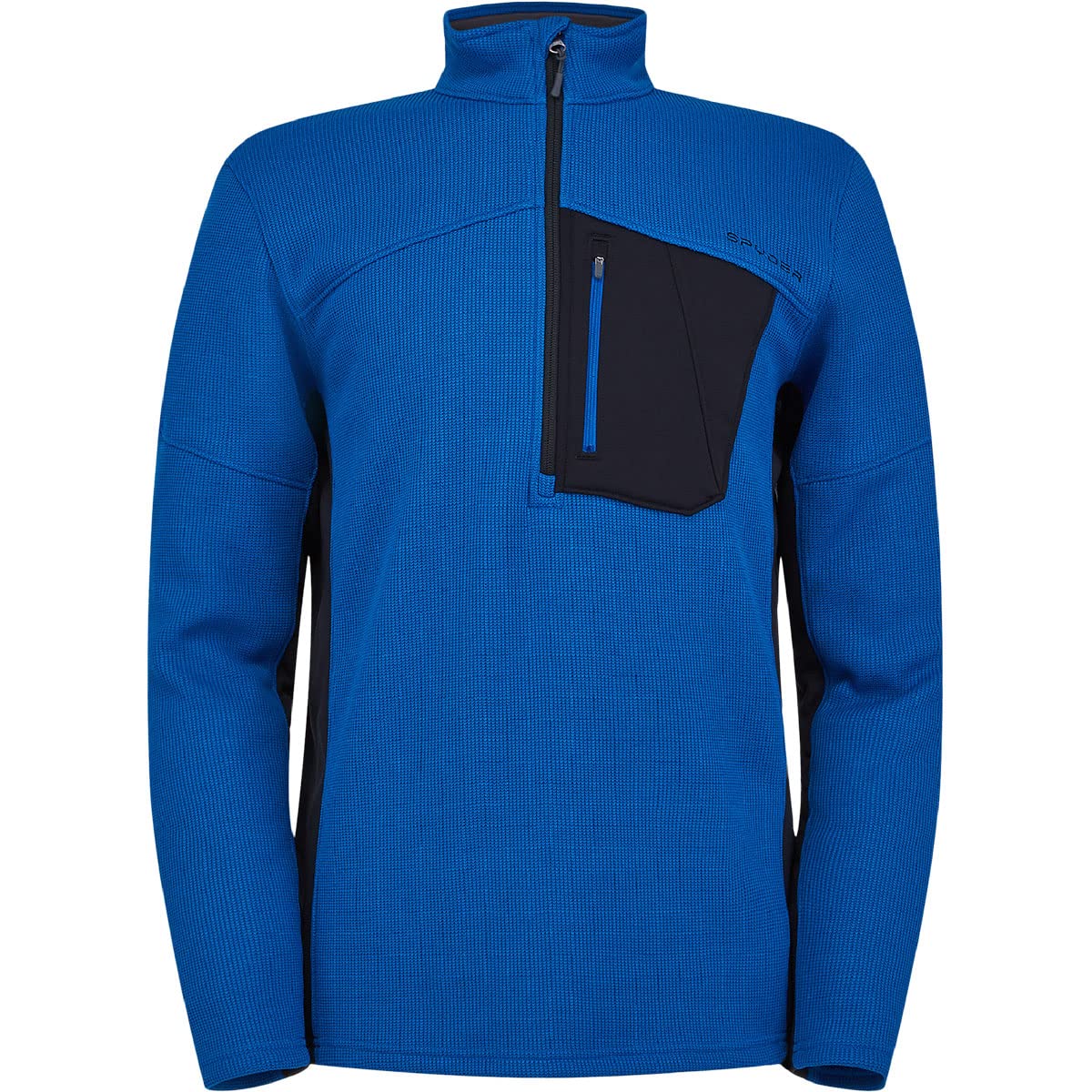 Spyder Mens Bandit Hybrid Half Zip Mid Layer Jacket