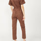 Free People - Marci Coverall Button Front Short Sleeve Jumpsuit